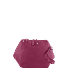Load image into Gallery viewer, Gabee.com.au-Cobb &amp; Co-JENNA SNAKE EMBOSS LEATHER GEOMETRIC CROSSBODY BAG-BLUSH-Crossbody Bag - 4
