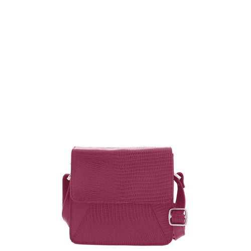 Gabee.com.au-Cobb & Co-JULES SNAKE EMBOSS LEATHER CROSSBODY BAG-BLUSH-Crossbody Bag - 1
