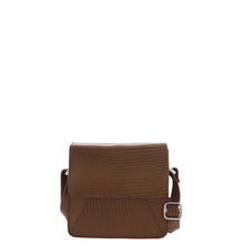 Load image into Gallery viewer, Gabee.com.au-Cobb &amp; Co-JULES SNAKE EMBOSS LEATHER CROSSBODY BAG-CARAMEL-Crossbody Bag - 4

