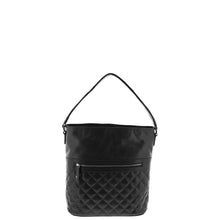 Load image into Gallery viewer, Gabee.com.au-Cobb &amp; Co-SURI LEATHER QUILTED BUCKET BAG-BLACK-Tote - 2
