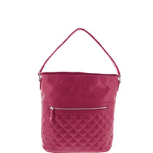 Load image into Gallery viewer, Gabee.com.au-Cobb &amp; Co-SURI LEATHER QUILTED BUCKET BAG-BLUSH-Tote - 4
