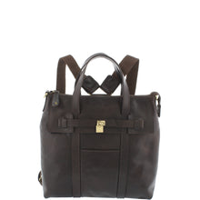 Load image into Gallery viewer, Gabee.com.au-Cobb &amp; Co-PORTIA LEATHER BAG-CHOCOLATE-Backpacks - 3
