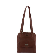 Load image into Gallery viewer, Gabee.com.au-Cobb &amp; Co-HARPER LEATHER CONVERTIBLE SHOULDER BAG /BACKPACK-COGNAC-Backpacks - 3
