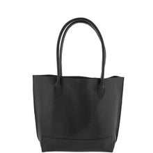 Load image into Gallery viewer, Gabee.com.au-Cobb &amp; Co-RIA SNAKE LEATHER TOTE-BLACK-Tote - 2

