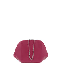 Load image into Gallery viewer, Gabee.com.au-Cobb &amp; Co-VALENTINA SNAKE LEATHER GEOMETRIC CLUTCH-BLUSH-Clutch - 4
