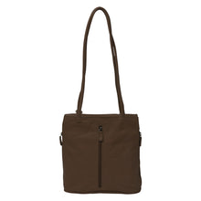 Load image into Gallery viewer, Gabee.com.au-Gabee-ELLIE LEATHER  CONVERTIBLE SHOULDER BAG/ BACKPACK-CHOCOLATE-Convertible Bag - 6
