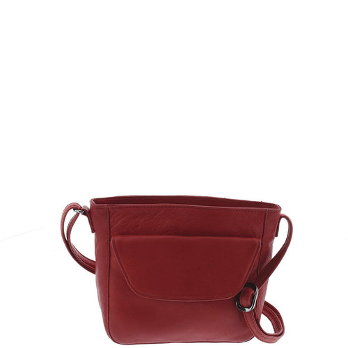 Gabee.com.au-Gabee-OTTO LEATHER POUCH-RED-Crossbody Bag - 1