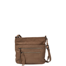 Load image into Gallery viewer, Gabee.com.au-Gabee-ZARA LEATHER CROSSBODY BAG-TAUPE-Crossbody Bag - 4
