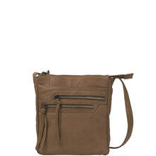 Load image into Gallery viewer, Gabee.com.au-Gabee-LUNA LEATHER CROSSBODY BAG-TAUPE-Crossbody Bag - 4
