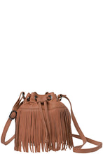 Load image into Gallery viewer, Gabee.com.au-Gabee-RUBY LEATHER DRAWSTRING BAG-TAN-Crossbody Bag - 6
