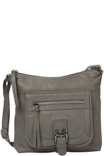 Load image into Gallery viewer, Gabee.com.au-Gabee-ILANA LEATHER CROSSBODY-GREY-Crossbody Bag - 2
