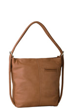 Load image into Gallery viewer, Gabee.com.au-Gabee-MINI INDIANA LEATHER CONVERTIBLE HANDBAG BACKPACK-TAN-Convertible Bag - 6
