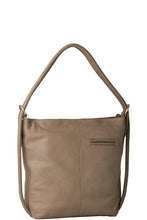 Load image into Gallery viewer, Gabee.com.au-Gabee-MINI INDIANA LEATHER CONVERTIBLE HANDBAG BACKPACK-TAUPE-Convertible Bag - 5
