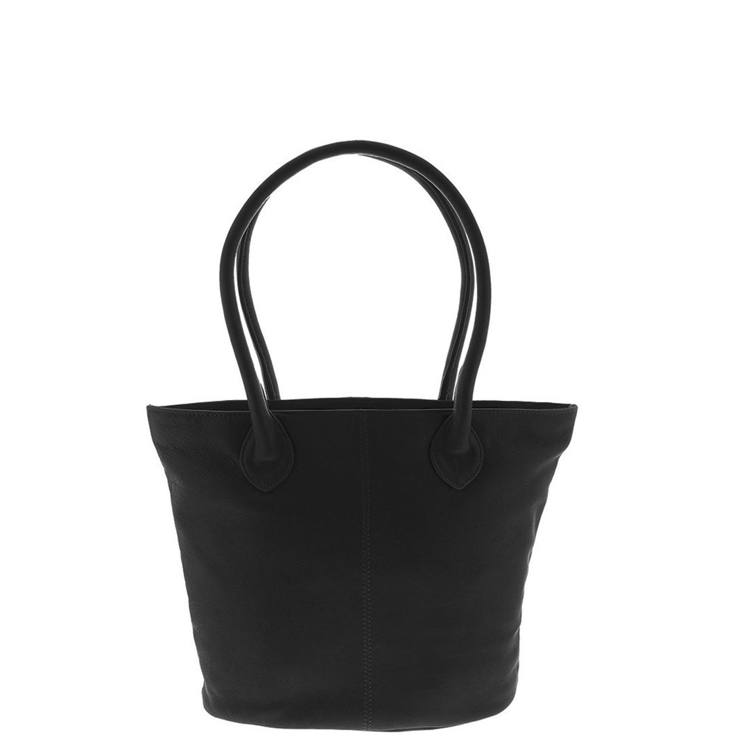 Gabee.com.au-Gabee-JANE LEATHER TOTE-BLACK-Tote - 2