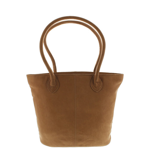 Gabee.com.au-Gabee-JANE LEATHER TOTE-TAN-Tote - 1