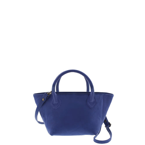 Gabee.com.au-Gabee-MINI JANE LEATHER HANDBAG-BLUE-Handbag - 1