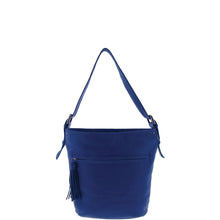 Load image into Gallery viewer, Gabee.com.au-Gabee-KENDALL LEATHER BUCKET BAG-BLUE-Shoulder Bag - 1
