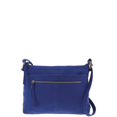 Gabee.com.au-Gabee-ELISA LEATHER CROSSBODY-BLUE-Crossbody Bag - 1