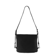 Load image into Gallery viewer, Gabee.com.au-Gabee-TARA CONVERTIBLE LEATHER SHOULDER / CROSSBODY-BLACK-Crossbody Bag - 2
