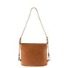 Load image into Gallery viewer, Gabee.com.au-Gabee-TARA CONVERTIBLE LEATHER SHOULDER / CROSSBODY-TAN-Crossbody Bag - 5

