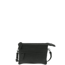 Load image into Gallery viewer, Gabee.com.au-Gabee-SOFT LEATHER CROSSBODY BAG-BLACK-Crossbody Bag - 2
