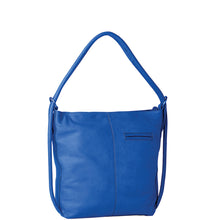 Load image into Gallery viewer, Gabee.com.au-Gabee-INDIANA LEATHER CONVERTIBLE HANDBAG BACKPACK-BLUE-Convertible Bag - 5
