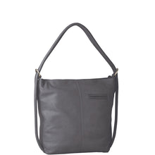 Load image into Gallery viewer, Gabee.com.au-Gabee-INDIANA LEATHER CONVERTIBLE HANDBAG BACKPACK-GREY-Convertible Bag - 6

