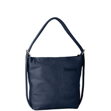 Load image into Gallery viewer, Gabee.com.au-Gabee-INDIANA LEATHER CONVERTIBLE HANDBAG BACKPACK-NAVY-Convertible Bag - 7
