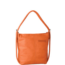 Load image into Gallery viewer, Gabee.com.au-Gabee-INDIANA LEATHER CONVERTIBLE HANDBAG BACKPACK-ORANGE-Convertible Bag - 10

