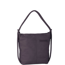 Load image into Gallery viewer, Gabee.com.au-Gabee-INDIANA LEATHER CONVERTIBLE HANDBAG BACKPACK-PURPLE-Convertible Bag - 3
