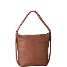 Load image into Gallery viewer, Gabee.com.au-Gabee-INDIANA LEATHER CONVERTIBLE HANDBAG BACKPACK-STONE-Convertible Bag - 11
