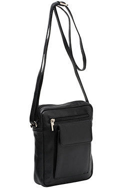 Gabee.com.au-Gabee-JACOB LEATHER CROSSBODY BAG-BLACK-Crossbody Bag