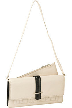 Gabee.com.au-Gabee-RACH MADISON LEATHER PURSE-IVORY-Womens Wallet