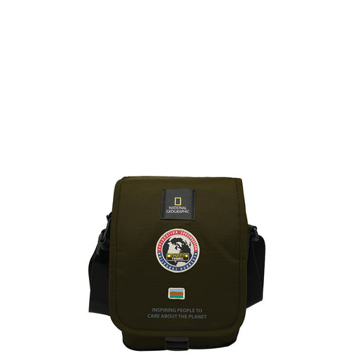 Gabee.com.au-National Geographic-EXPLORER UTILITY BAG WITH FLAP-BLACK-Bag