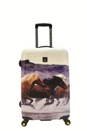 Gabee.com.au-National Geographic-HORSE HARD SIDE LUGGAGE-Set of 2 49 & 71cm-Luggage