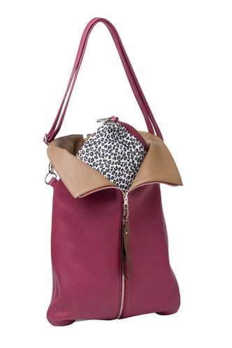 Gabee.com.au-Gabee-REVERSIBLE SHOULDER TWO TONE SHOULDER BAG--Shoulder Bag