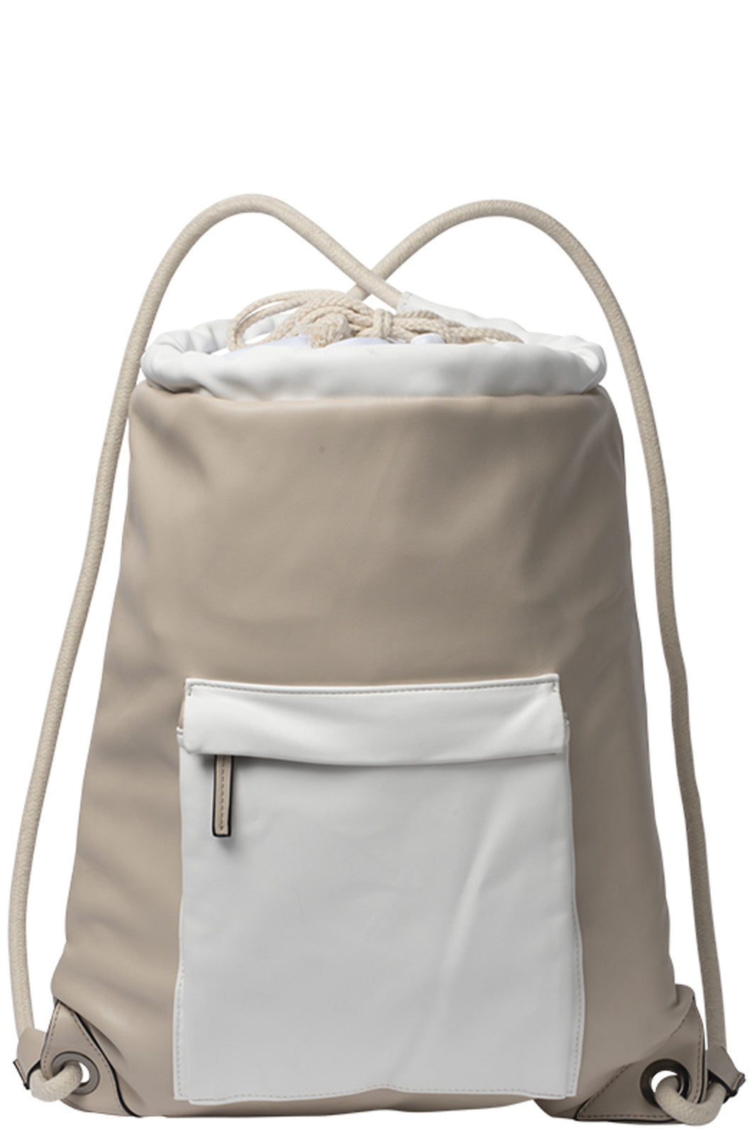 Gabee.com.au-Monique-JACKSON DRAWSTRING BACKPACK-BEIGE-Backpacks - 2
