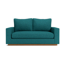 Load image into Gallery viewer, Harper Apartment Size Sofa NATURAL WOOD BASE- CHOICE OF FABRICS
