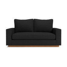 Load image into Gallery viewer, Harper Apartment Size Sofa NATURAL WOOD BASE- CHOICE OF FABRICS
