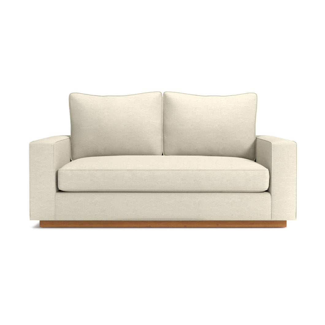 Harper Apartment Size Sofa NATURAL WOOD BASE- CHOICE OF FABRICS