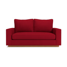 Load image into Gallery viewer, Harper Apartment Size Sofa NATURAL WOOD BASE- CHOICE OF FABRICS
