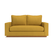 Load image into Gallery viewer, Harper Apartment Size Sofa NATURAL WOOD BASE- CHOICE OF FABRICS
