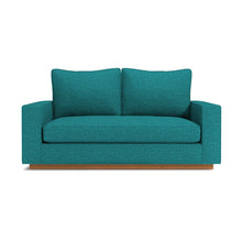 Load image into Gallery viewer, Harper Apartment Size Sofa NATURAL WOOD BASE- CHOICE OF FABRICS
