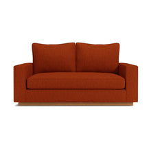 Load image into Gallery viewer, Harper Apartment Size Sofa NATURAL WOOD BASE- CHOICE OF FABRICS
