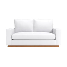 Load image into Gallery viewer, Harper Apartment Size Sofa NATURAL WOOD BASE- CHOICE OF FABRICS
