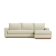 Load image into Gallery viewer, Harper 2pc Sectional NATURAL WOOD BASE- CHOICE OF FABRICS
