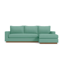 Load image into Gallery viewer, Harper 2pc Sectional NATURAL WOOD BASE- CHOICE OF FABRICS
