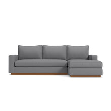 Load image into Gallery viewer, Harper 2pc Sectional NATURAL WOOD BASE- CHOICE OF FABRICS
