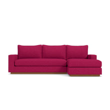 Load image into Gallery viewer, Harper 2pc Sectional NATURAL WOOD BASE- CHOICE OF FABRICS

