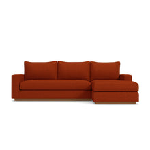 Load image into Gallery viewer, Harper 2pc Sectional NATURAL WOOD BASE- CHOICE OF FABRICS
